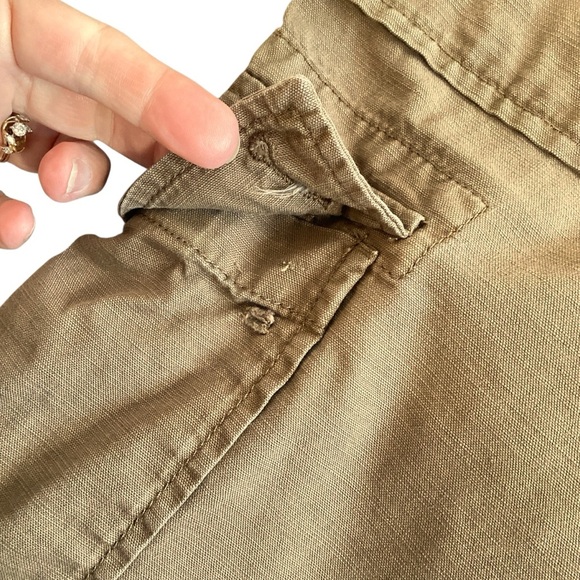 Guide Series Cotton Bermuda Cargo Shorts, Camel Color - Size 8 - Picture 4 of 10